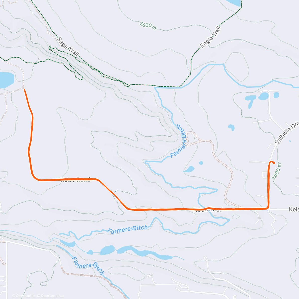Map of the activity, Garmin is tastier than Coros!
