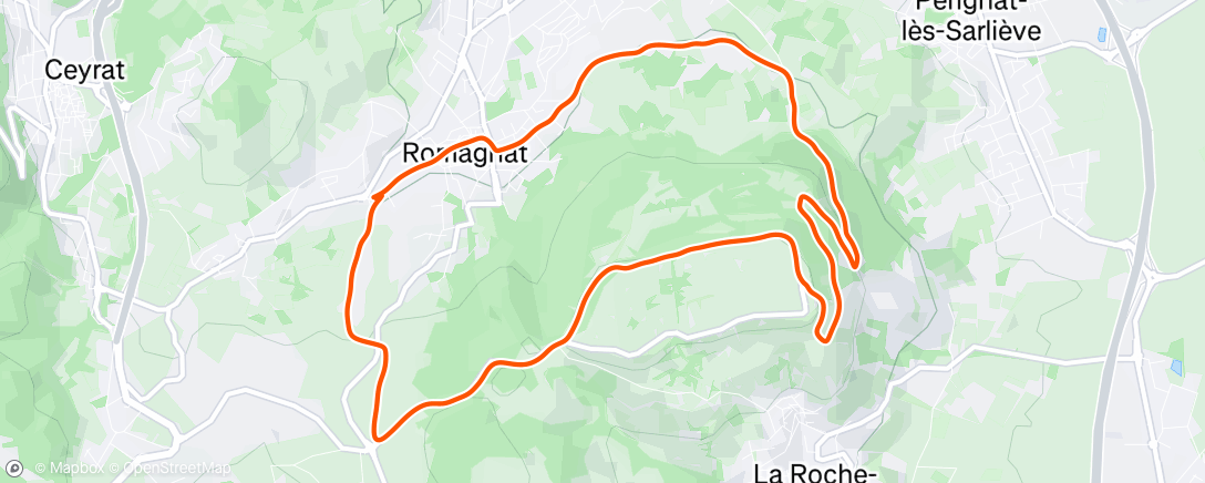 Map of the activity, Gergovie