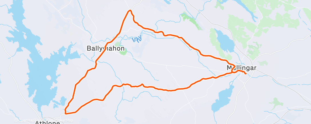 Mappa dell'attività Morning Ride