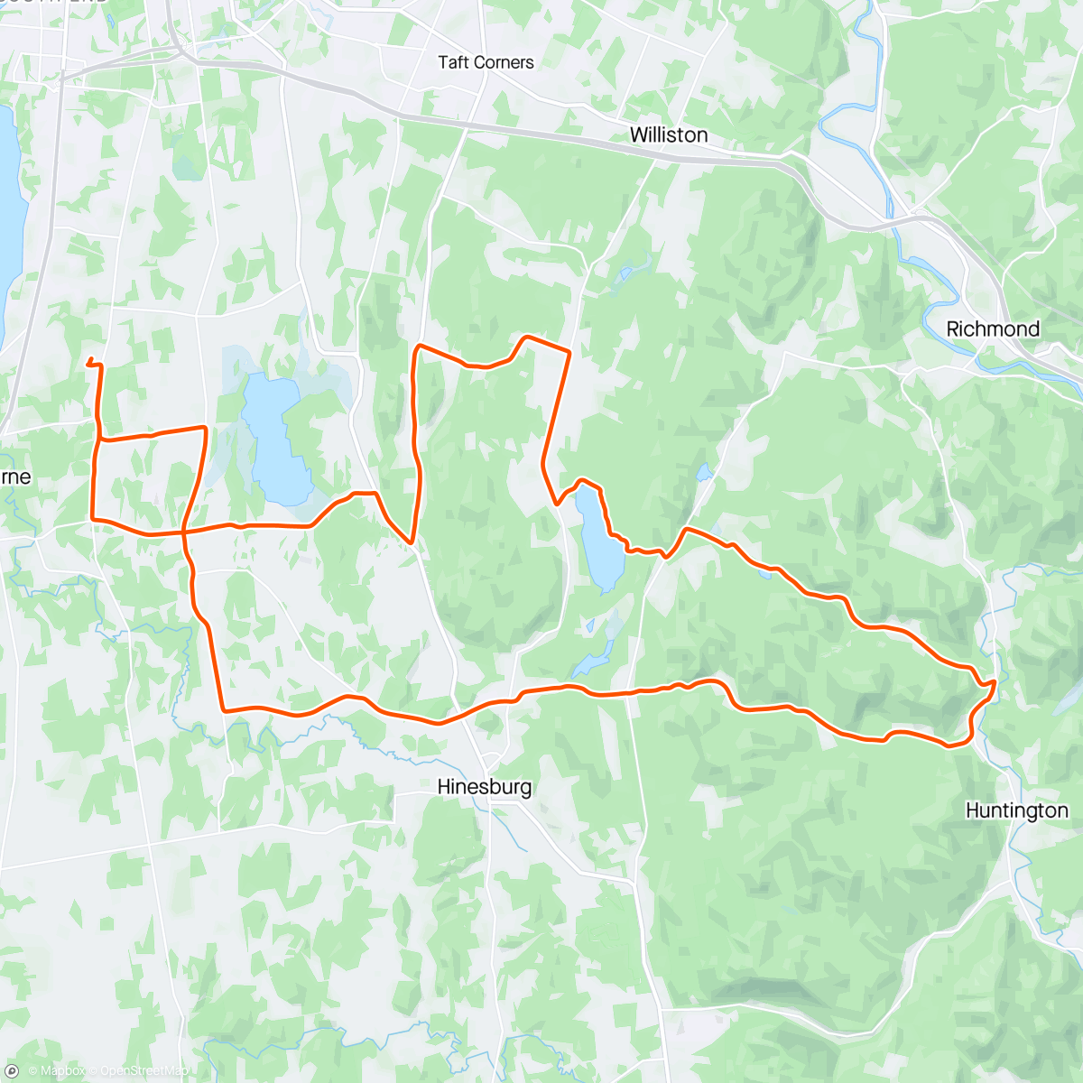 Map of the activity, First of the Season