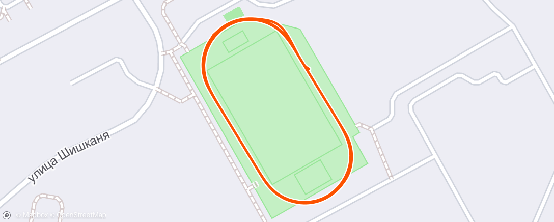 Karte der Aktivität „5x1000m/3’”