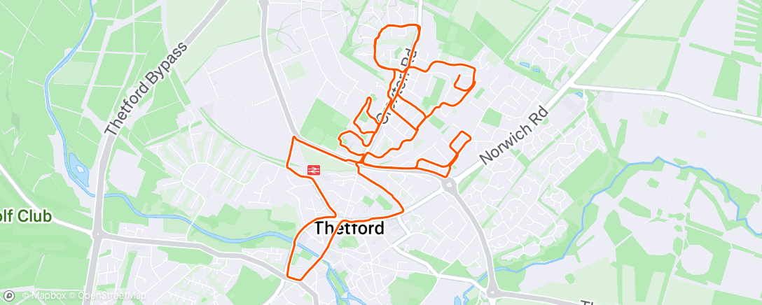 Map of the activity, Love running in the frost 🧊