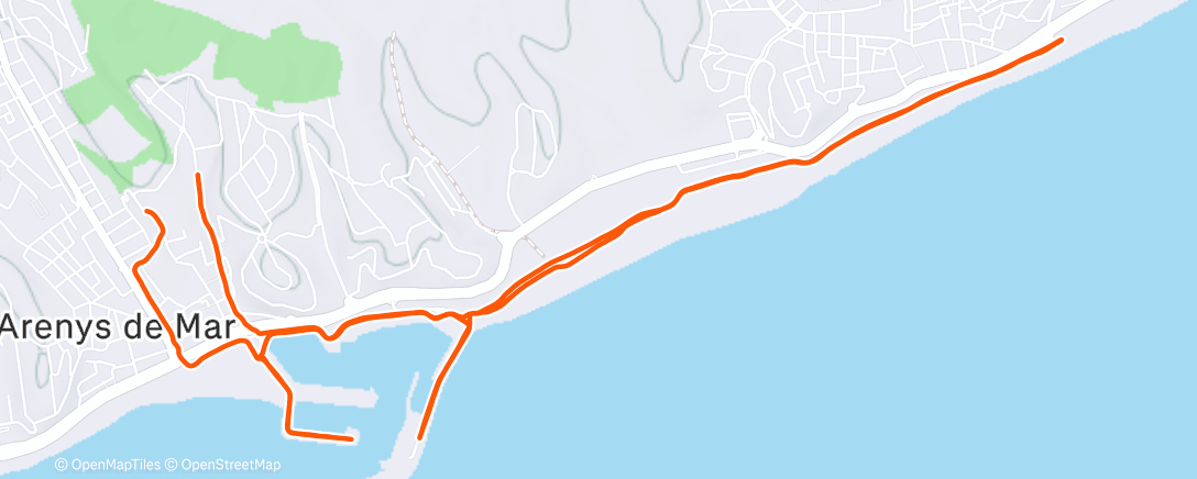 Map of the activity, Barefoot morning 👣