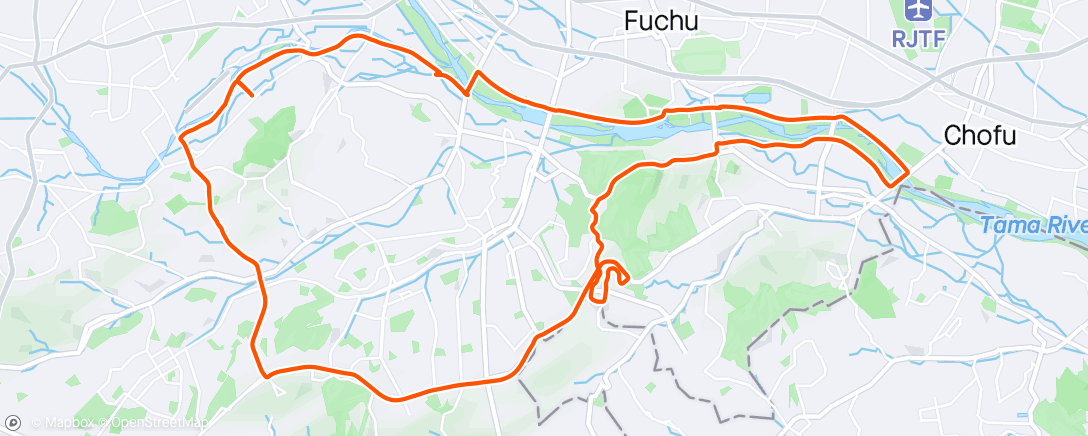 Map of the activity, 早朝ライド