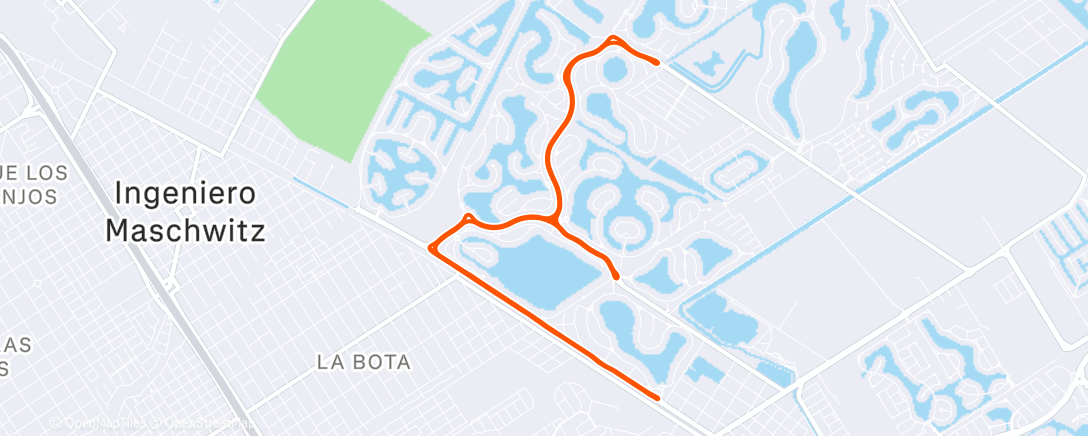 Map of the activity, Morning Ride