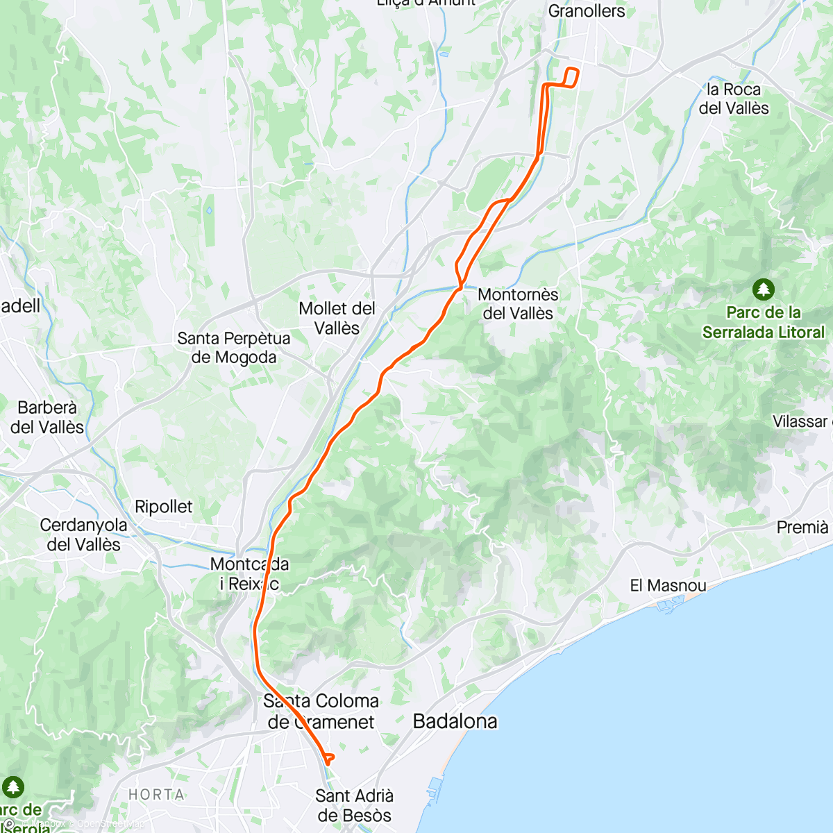 Map of the activity, Semana finiquitada