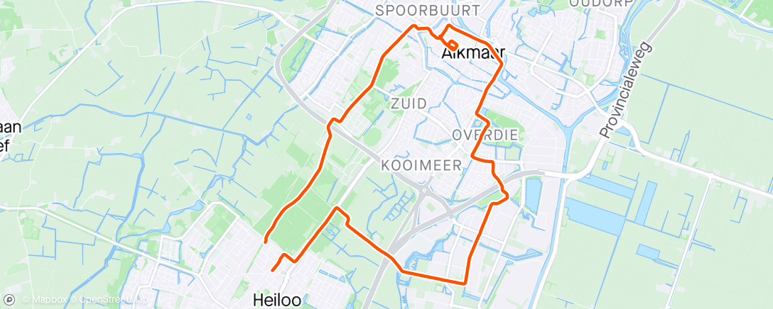 Mapa de la actividad, Druk in Alkmaar 🧀👑