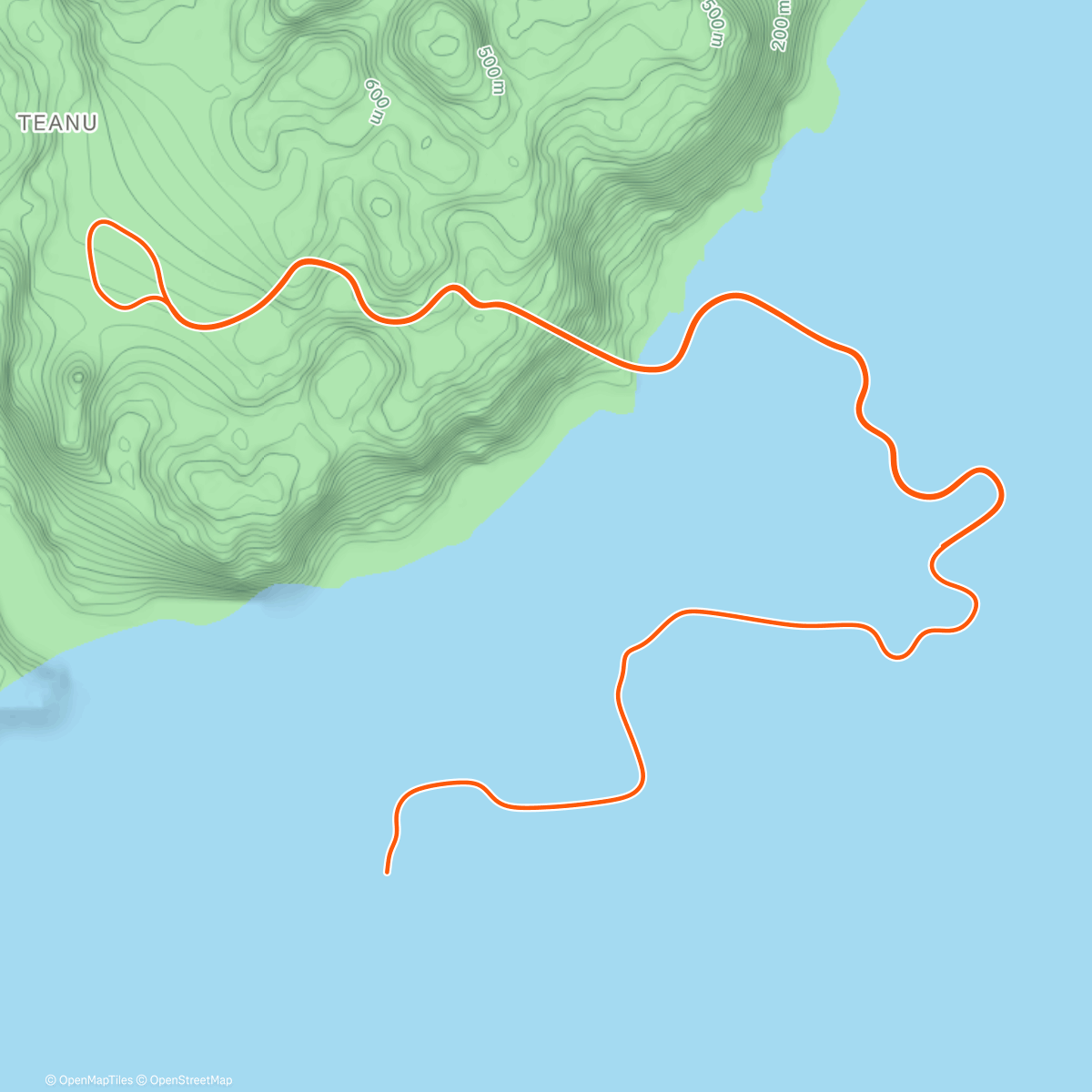 Карта физической активности (Zwift - Tempus Fugit in Watopia)