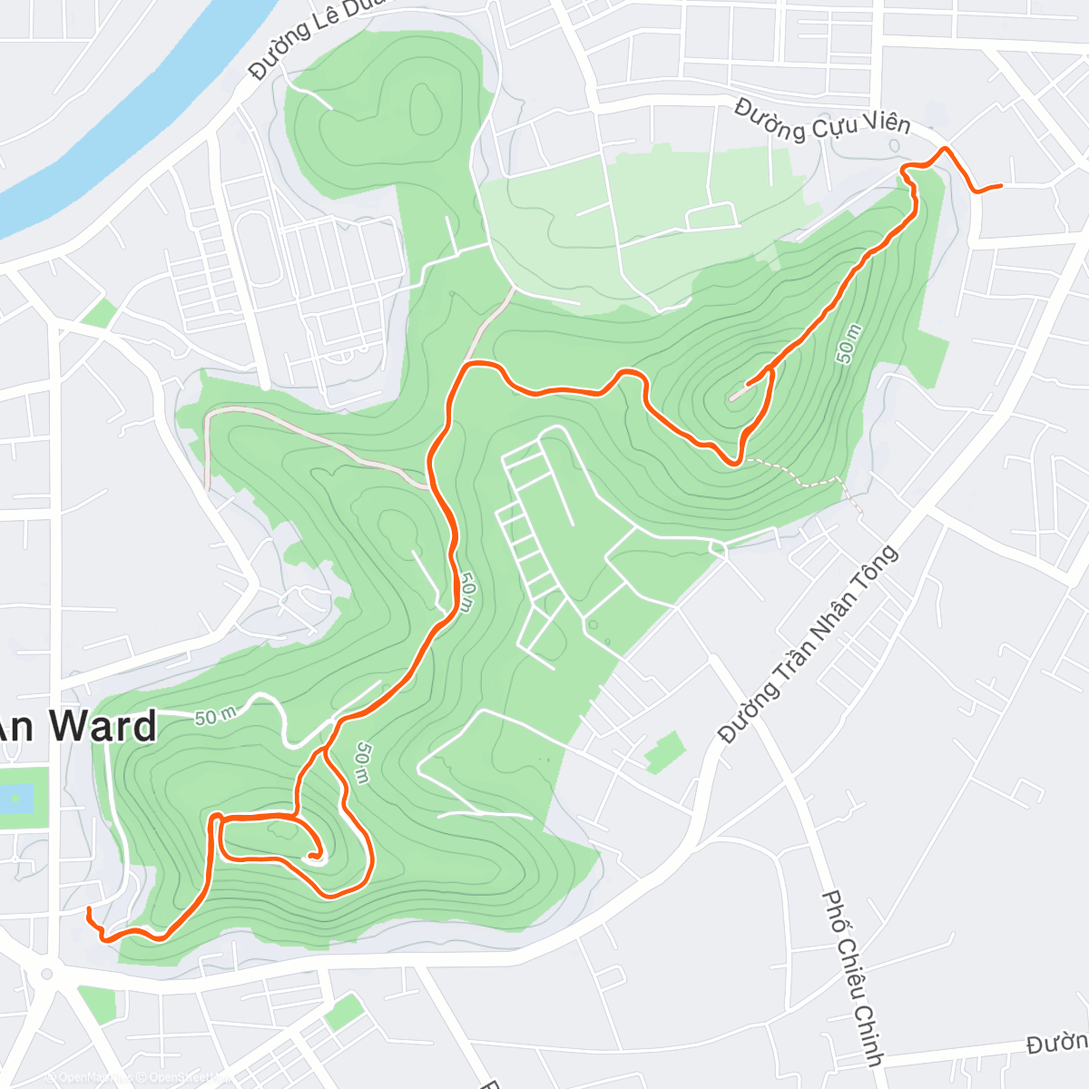 Map of the activity, Showing Byron my play ground