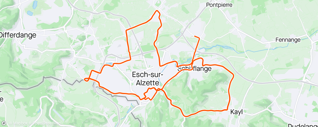 Map of the activity, 🇱🇺Flèche du Sud » Stage 5