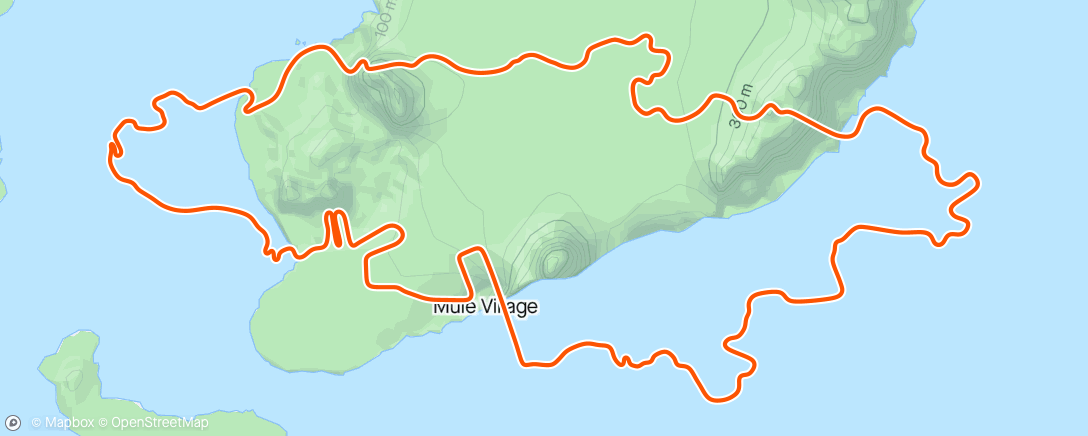 Mappa dell'attività Zwift - Group Ride:  INC Steady 1 hour - 5 min Intervals Group Ride (hour avg 2.5 – 3.0) (C) on Watopia's Waistband in Watopia