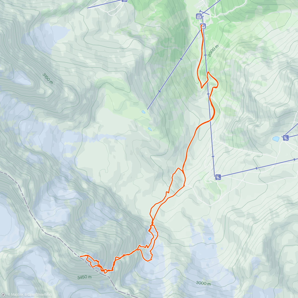 Map of the activity, Königsspitze 🦓 via Ostwand Rinne