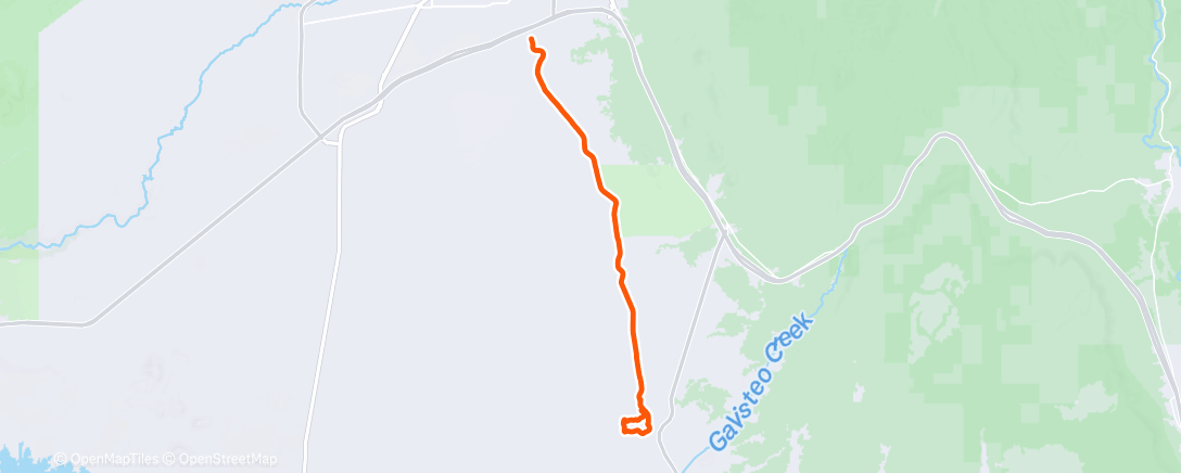 Map of the activity, Afternoon Mountain Bike Ride