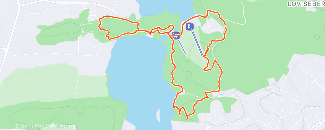 Карта физической активности (Kors o tvärs i flottsbrobackarna)