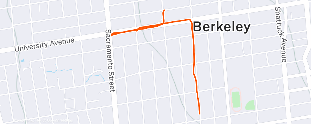 Map of the activity, Afternoon Ride
