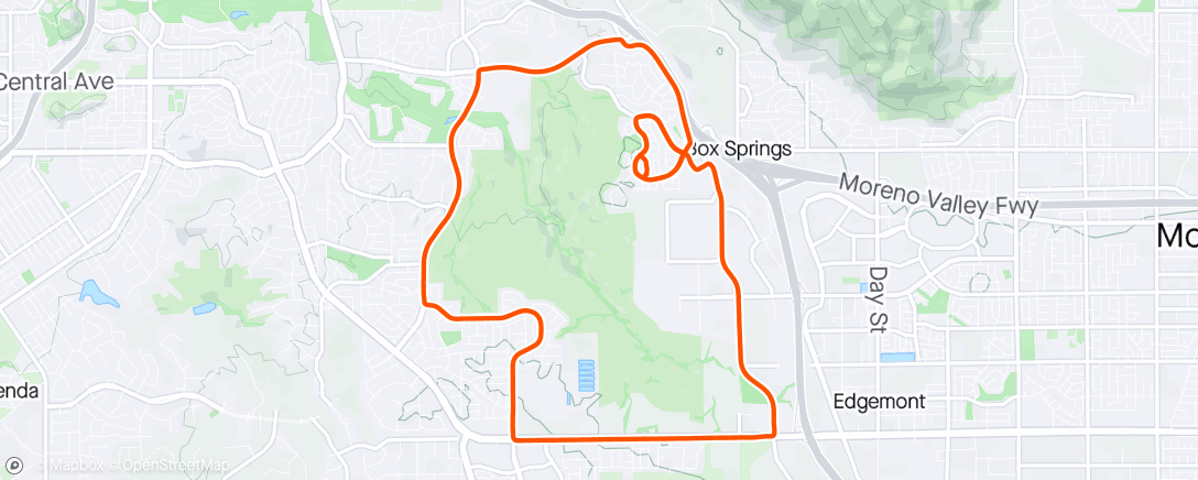 Map of the activity, Windy Canyon Crest and No Legs
