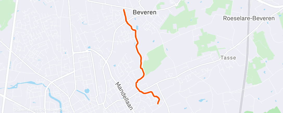 Map of the activity, Ochtendloop