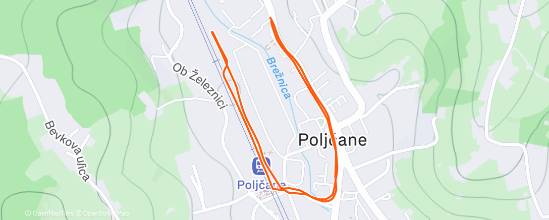 Map of the activity, Poljčane Evening St. Stefan Walk,Republika Slovenija/Republic of SloveniaEU