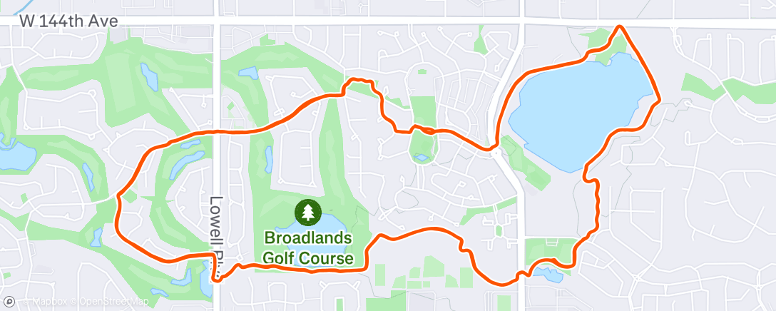 Map of the activity, Miles!