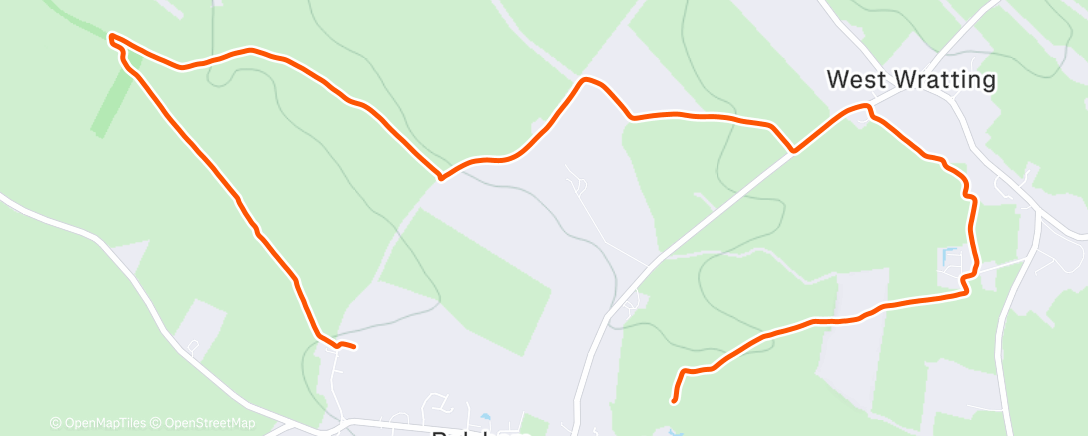 Карта физической активности (Morning Run)