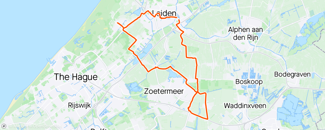 Map of the activity, 2024-04-14Ride