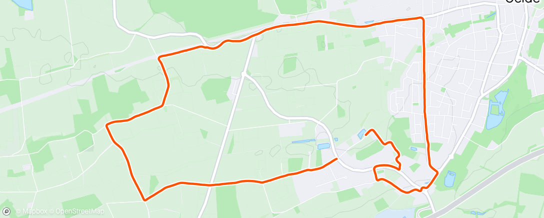 Map of the activity, Easy lunch run in ideal conditions 🏃🏻‍♂️