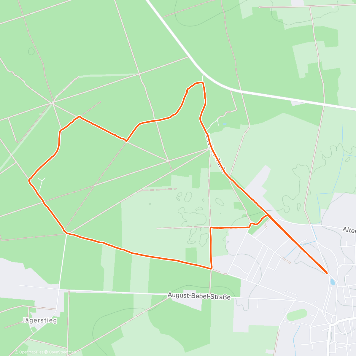 Map of the activity, Adventsrunde