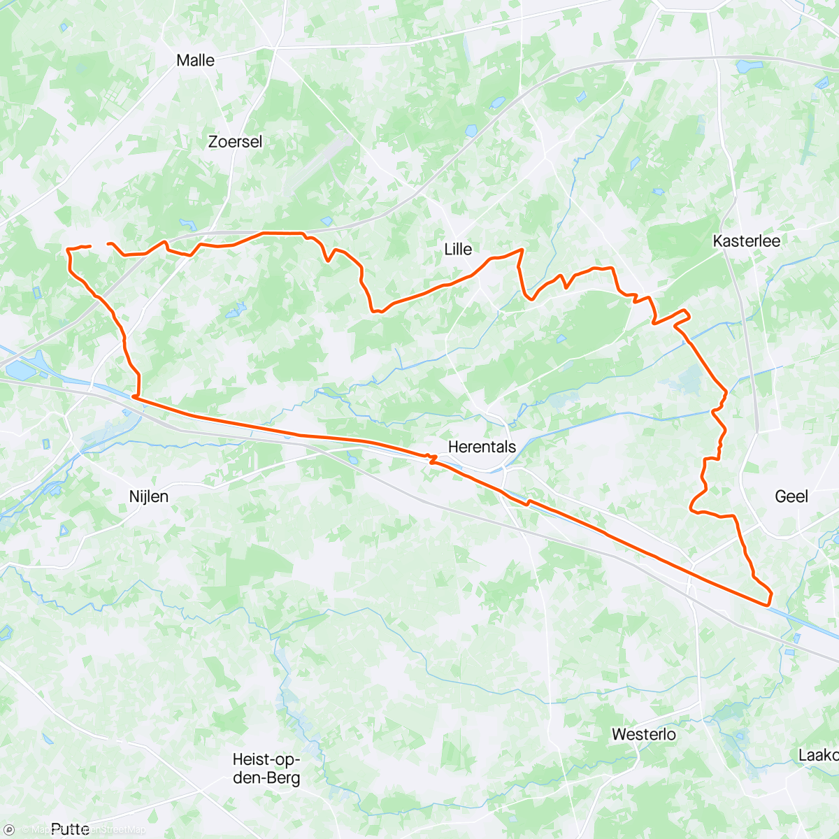 Map of the activity, New Bike (Solo)Ride
