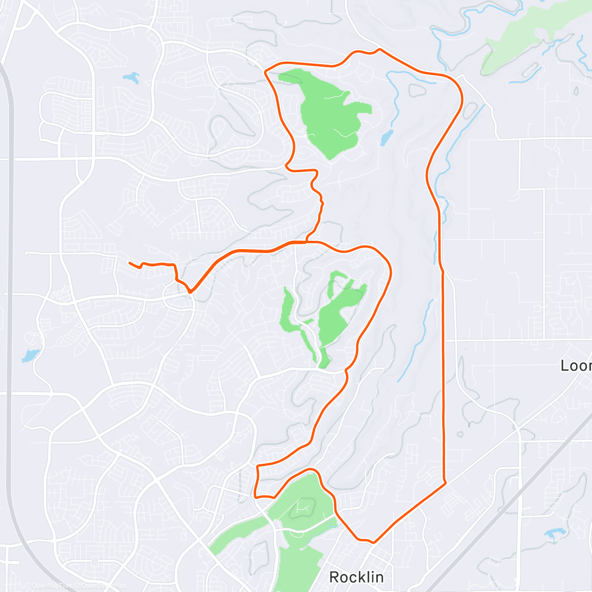 Карта физической активности (Morning Ride)