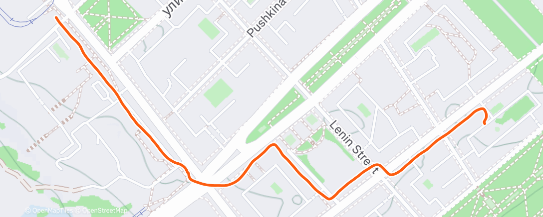 Map of the activity, Ночной хайкинг