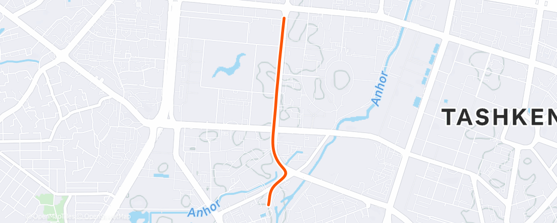 Карта физической активности (Утренний велозаезд)