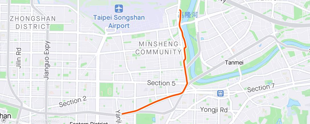 Map of the activity, 20/04/2024 Rapha 101+ 單車駕訓班
