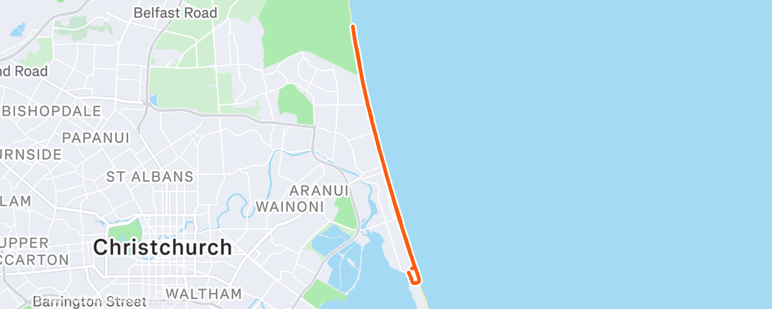 Карта физической активности (Afternoon Run)