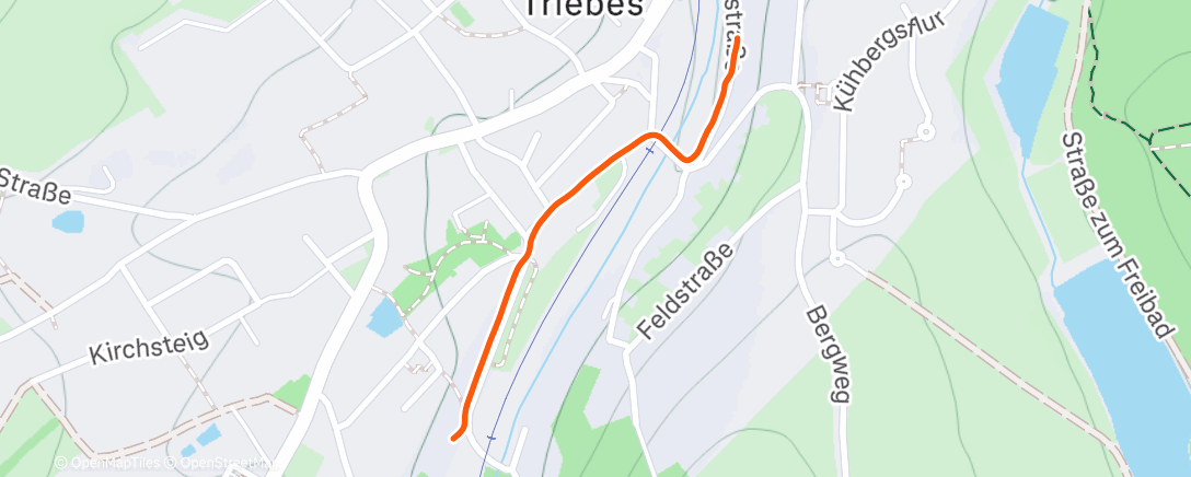 Карта физической активности (Spaziergang am Morgen)