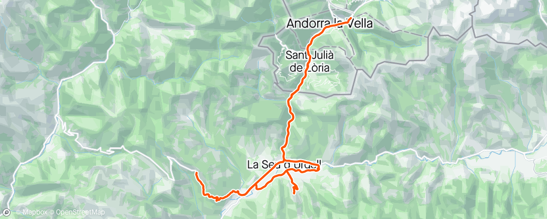 Map of the activity, Andorra 7