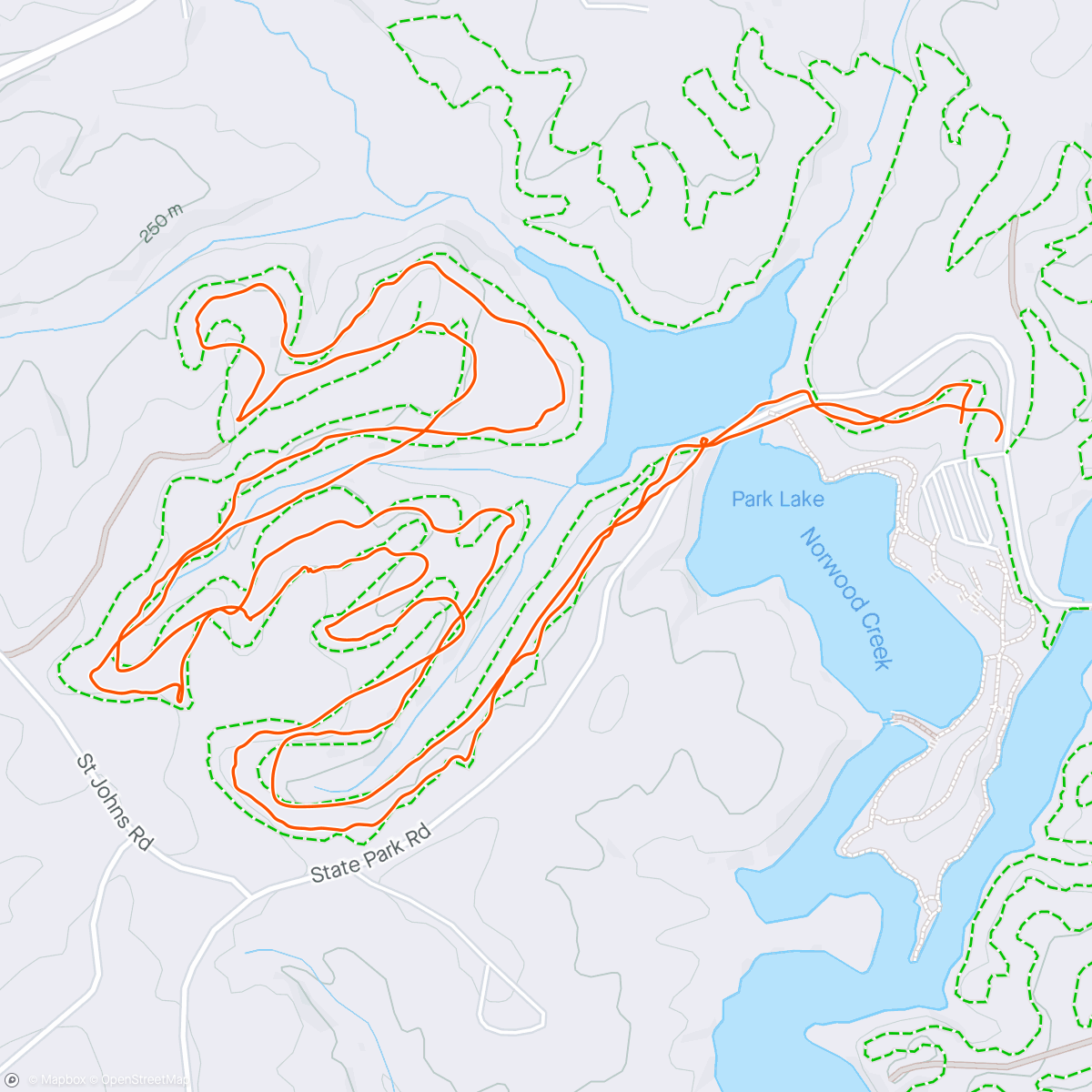Map of the activity, Oneturdy