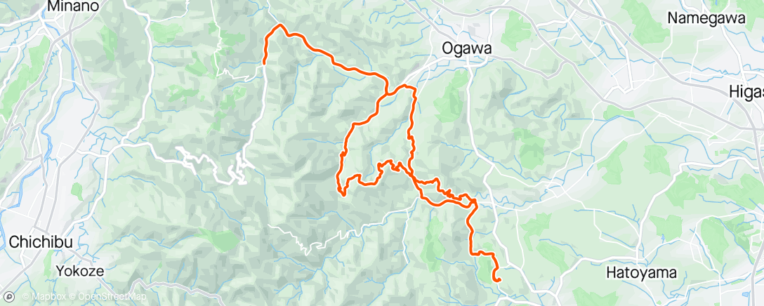 Map of the activity, 都幾山に散る(GW最終章)