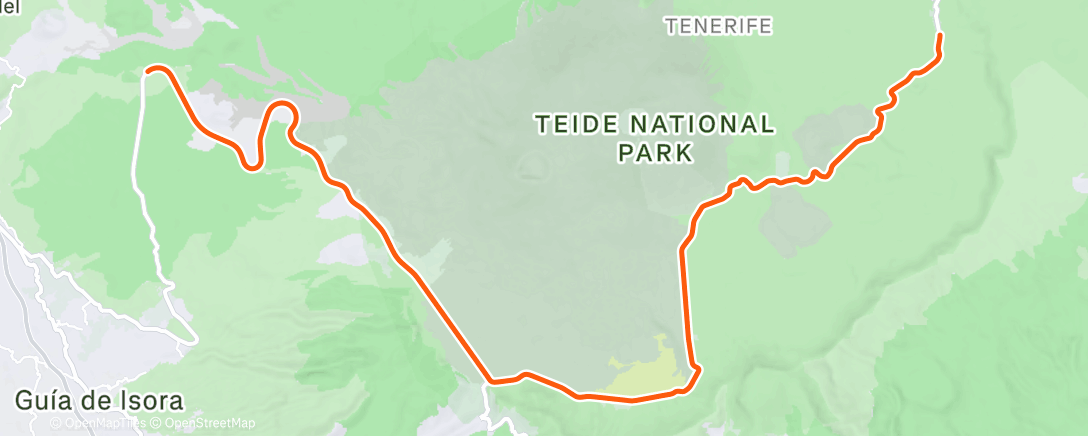 Map of the activity, ROUVY - Pico del Teide #2 | Tenerife