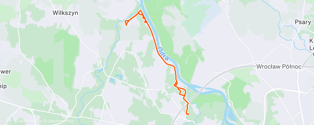 Карта физической активности (Afternoon Run)