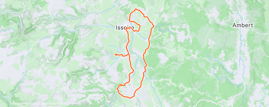 Map of the activity, Sortie club 🟡🔵 avec les pneus à crampons !!