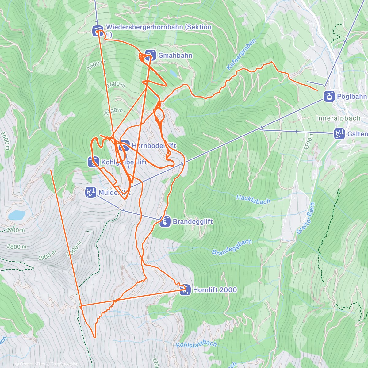 Map of the activity, DAY 2