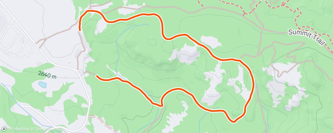 Map of the activity, Morning Walk