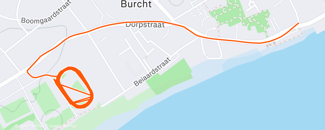 「Avondloop」活動的地圖