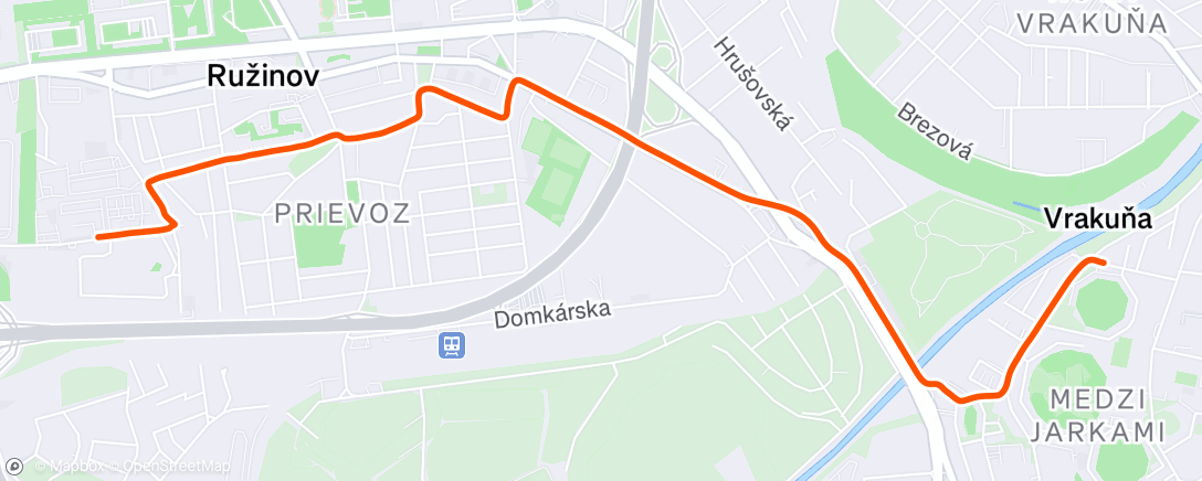 Map of the activity, Morning Ride