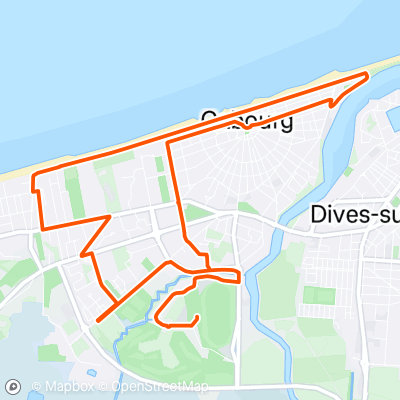 Semi de Cabourg | 20.7 km Running Route on Strava