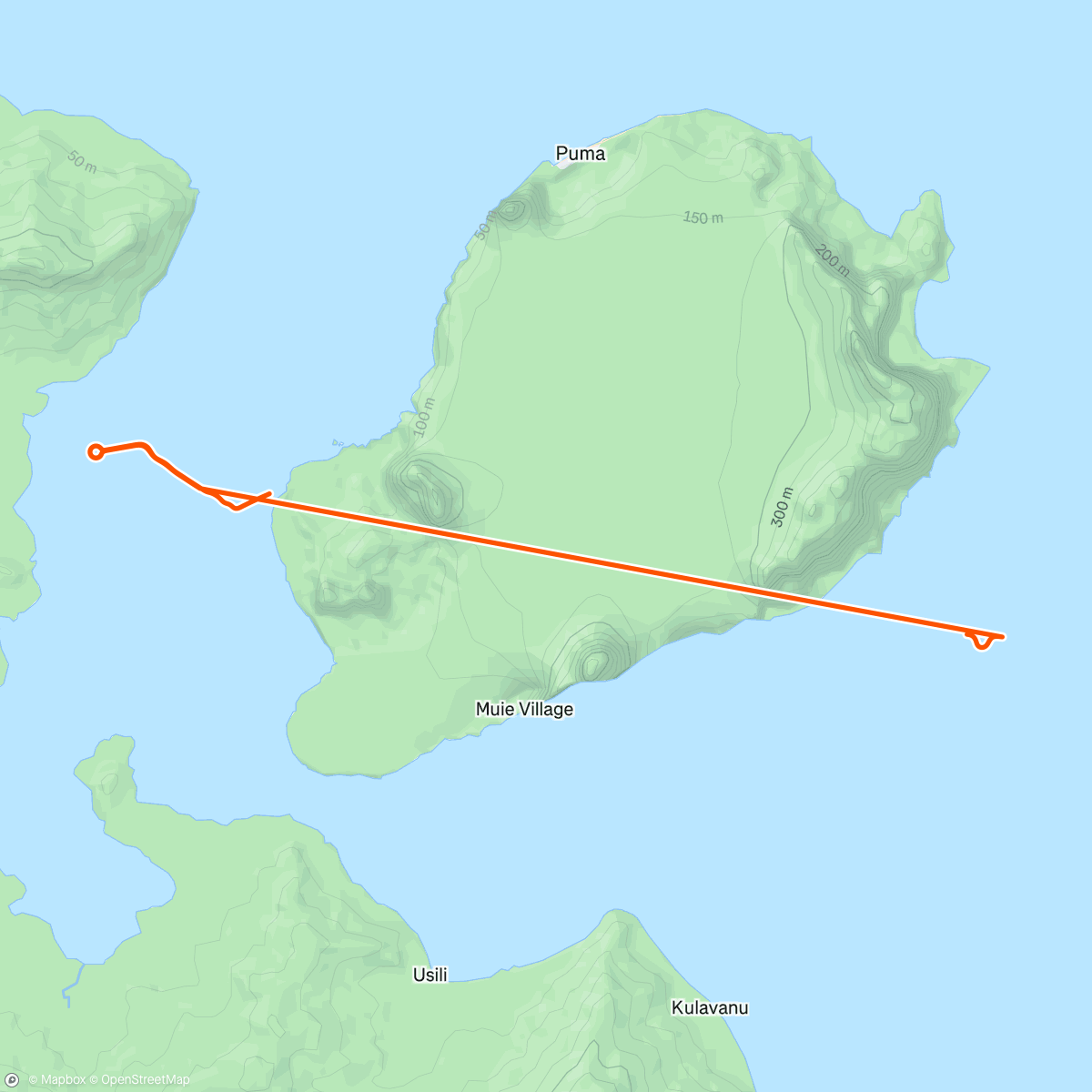 Map of the activity, McNuggets
