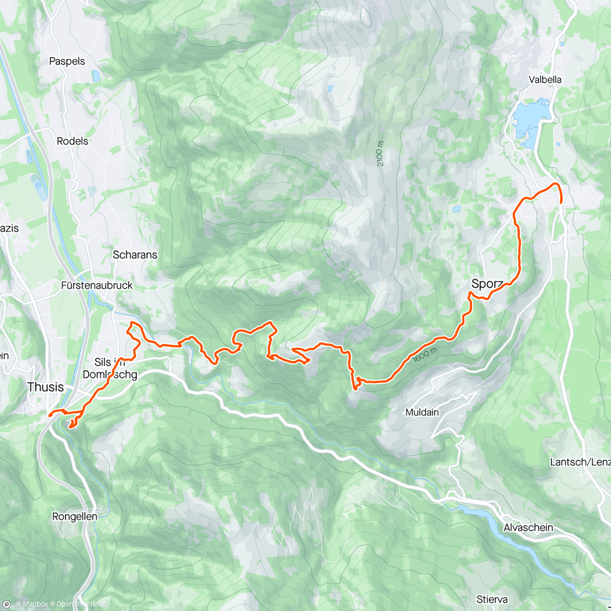 Karte der Aktivität „trail-maniacs - wildone two”