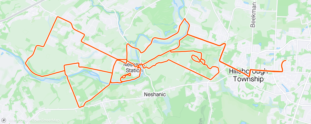 Map of the activity, Off roading with gravel bike.