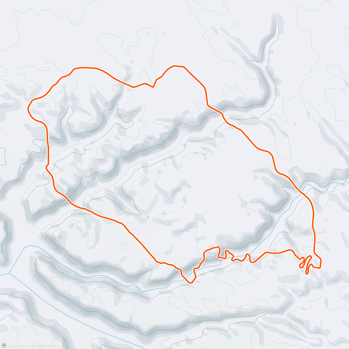 Map of the activity, MyWhoosh - Alula Adventure Loop