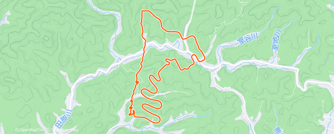 Map of the activity, MyWhoosh - Aerobic 12's #1